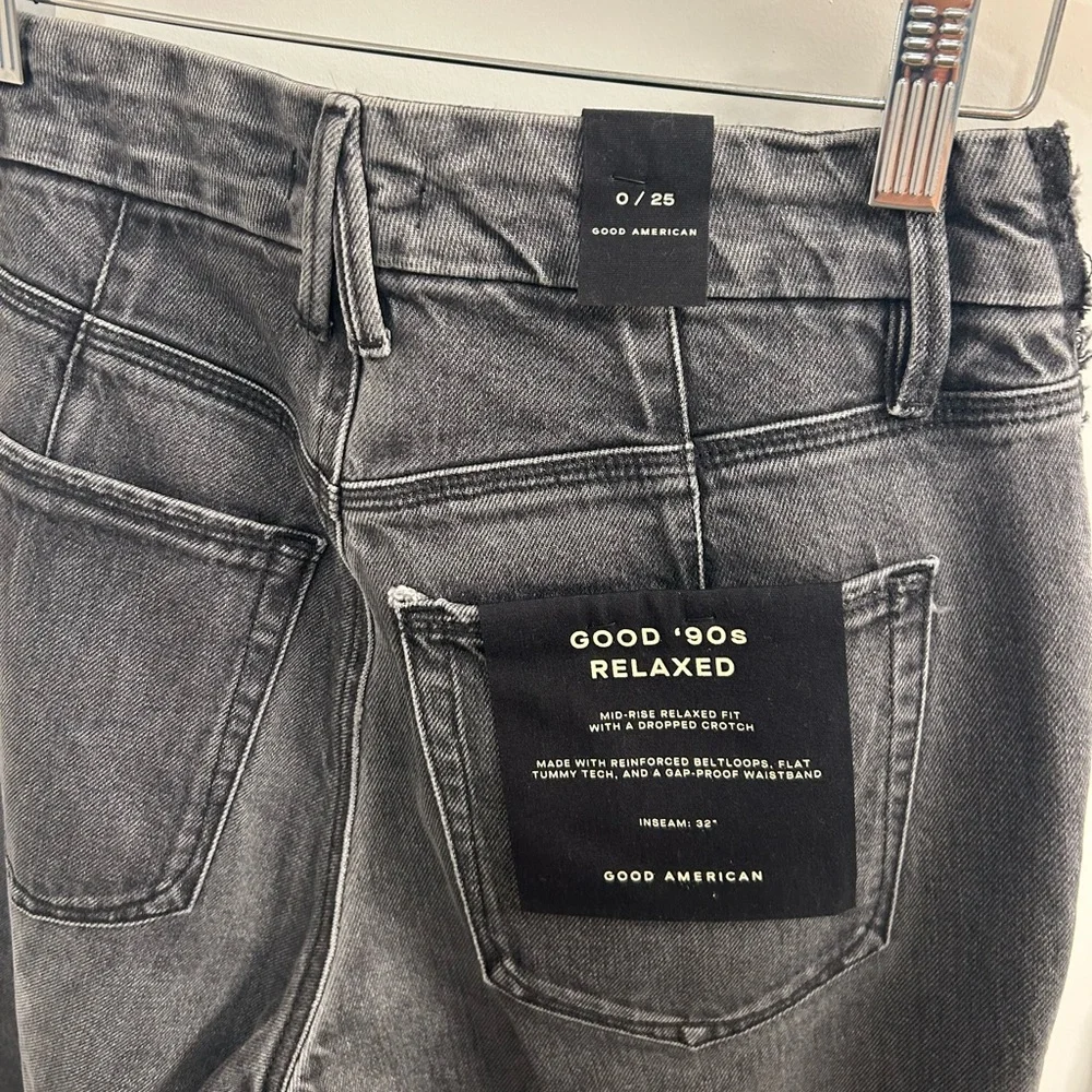 Good American '90s Relaxed Jeans Sz 0 - Picture 7 of 8